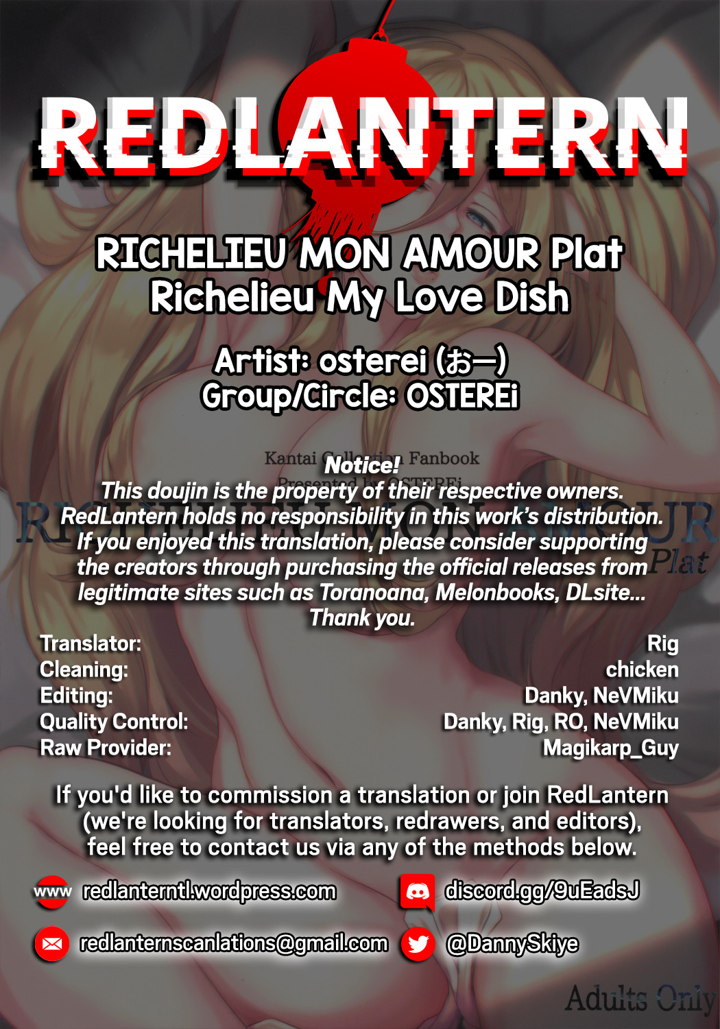 Hentai Manga Comic-Richelieu My Love Dish-Read-29